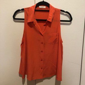 Equipment Silk Button Down Top
